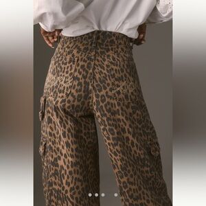 Damson Madder leopard carpenter jeans